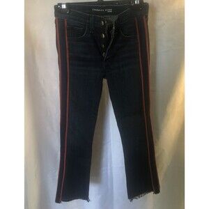 Veronica Beard Jeans Carolyn 10" Baby Boot Jeans Dark Sea Blue Size 24 EUC